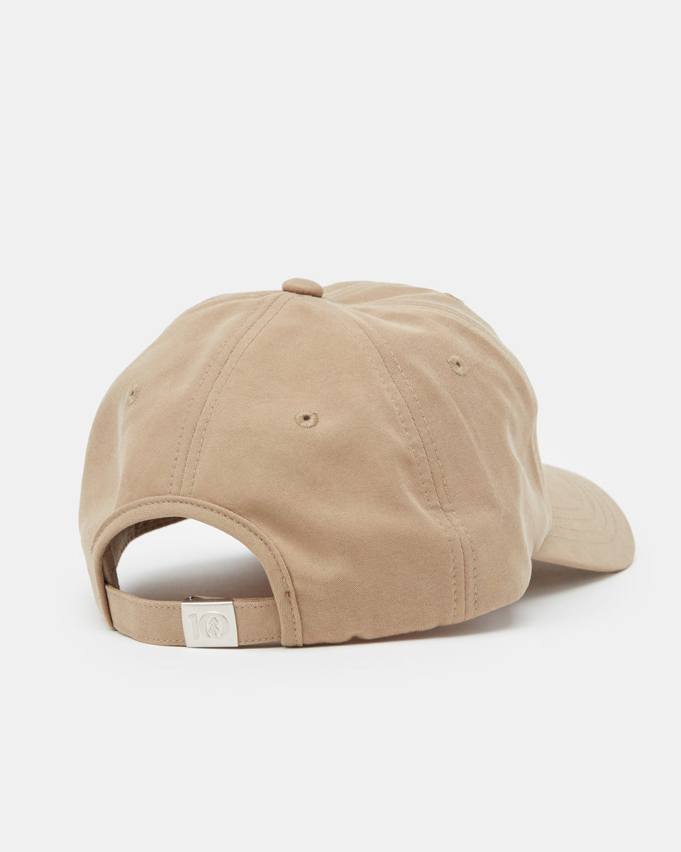 Beige Adjustable Graphic Dad Hat