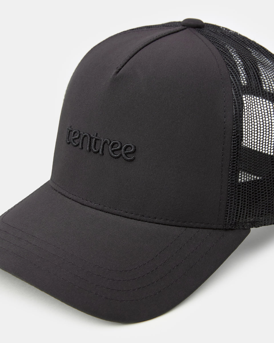 Black-Adjustable-Mesh-Baseball-Cap