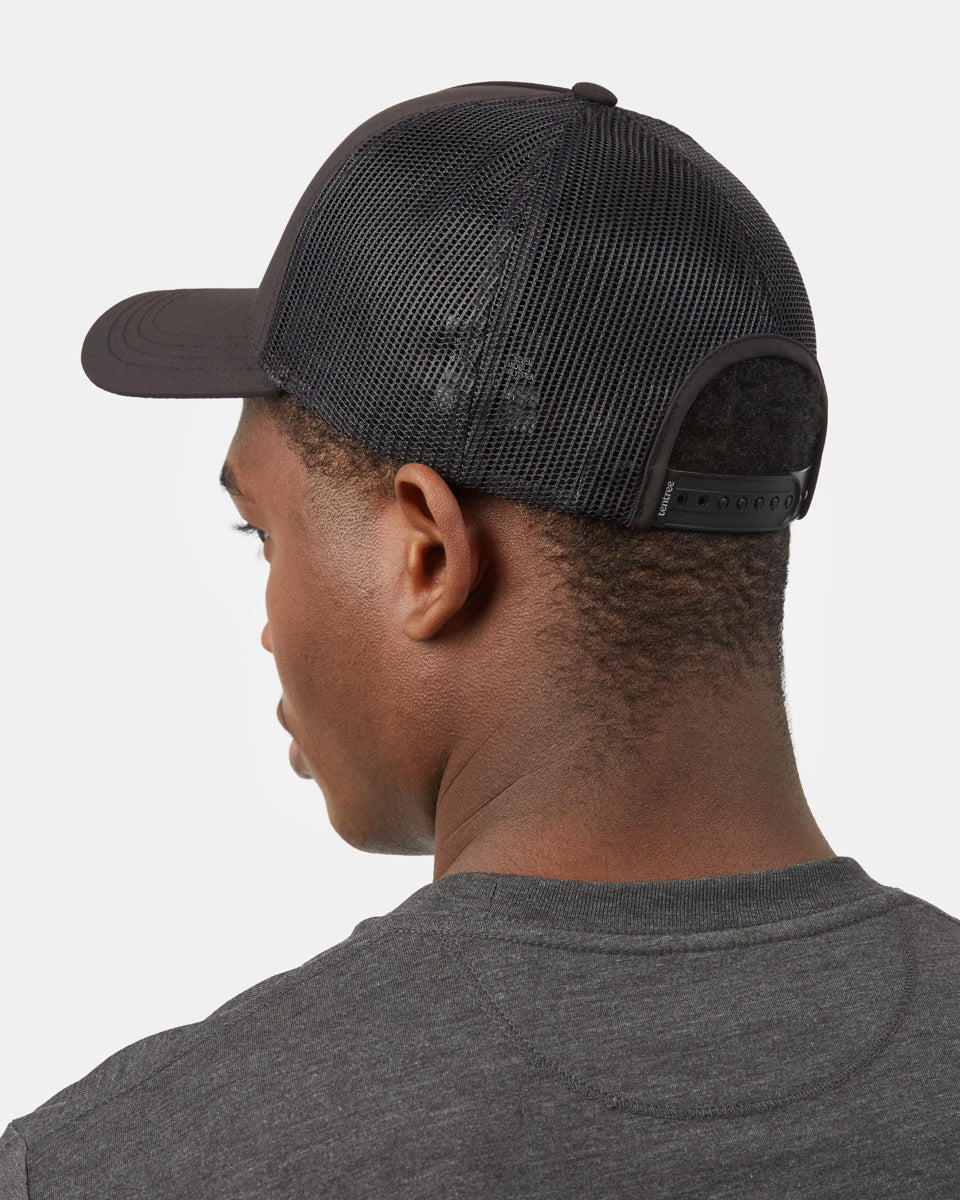 Black-Adjustable-Mesh-Baseball-Cap