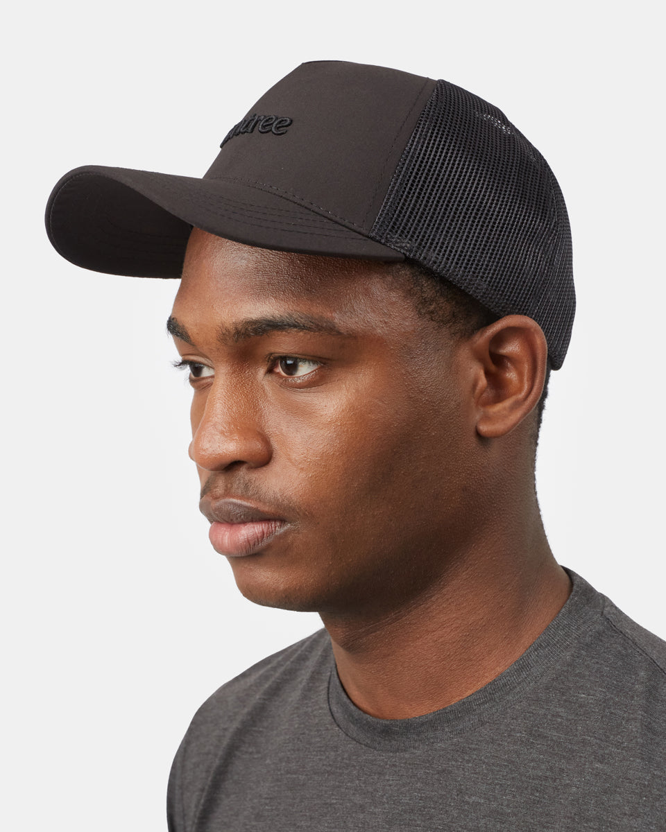 Black-Adjustable-Mesh-Baseball-Cap