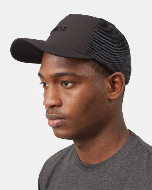 Black-Adjustable-Mesh-Baseball-Cap