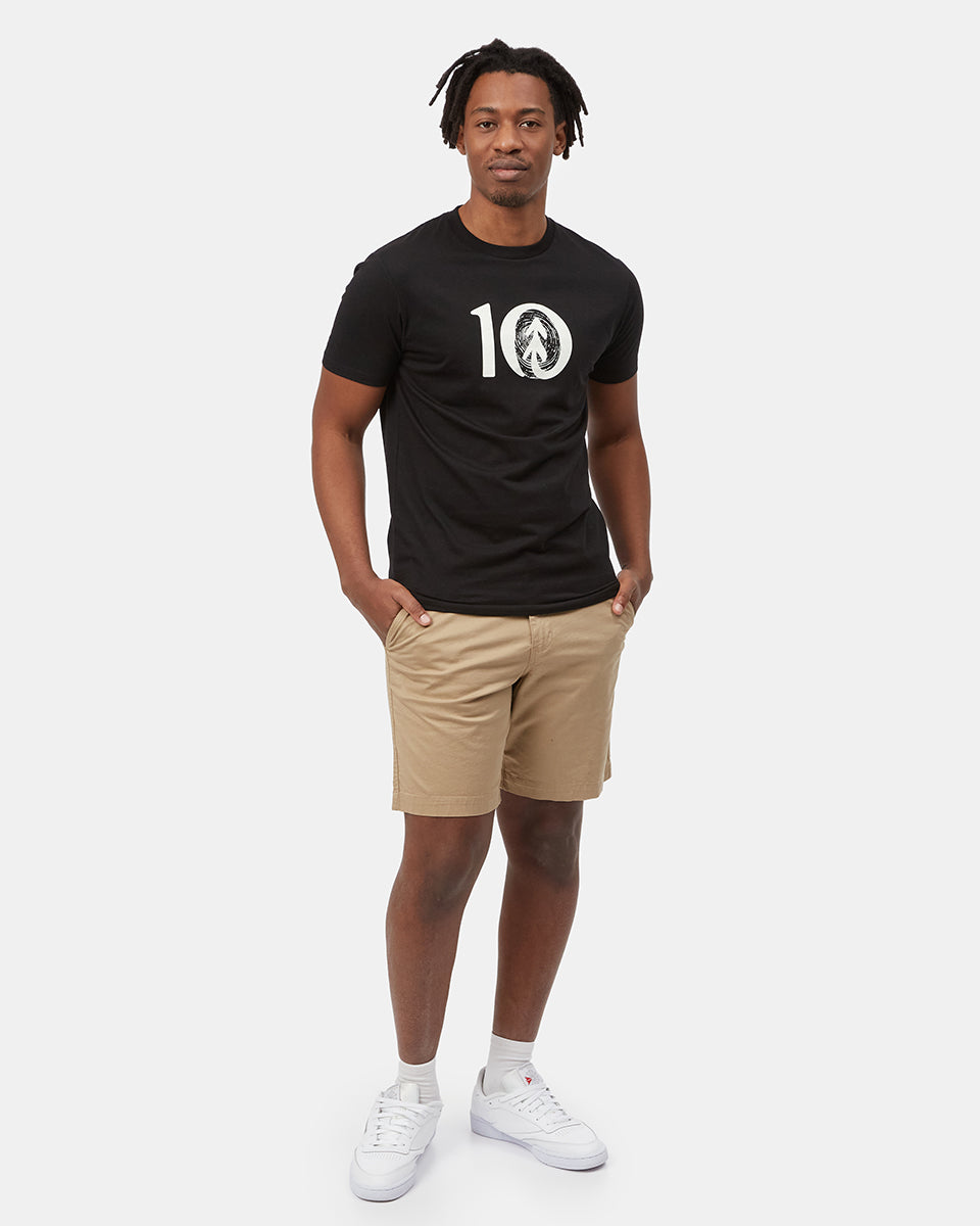 Black Crew Neck Short Sleeve T-Shirt