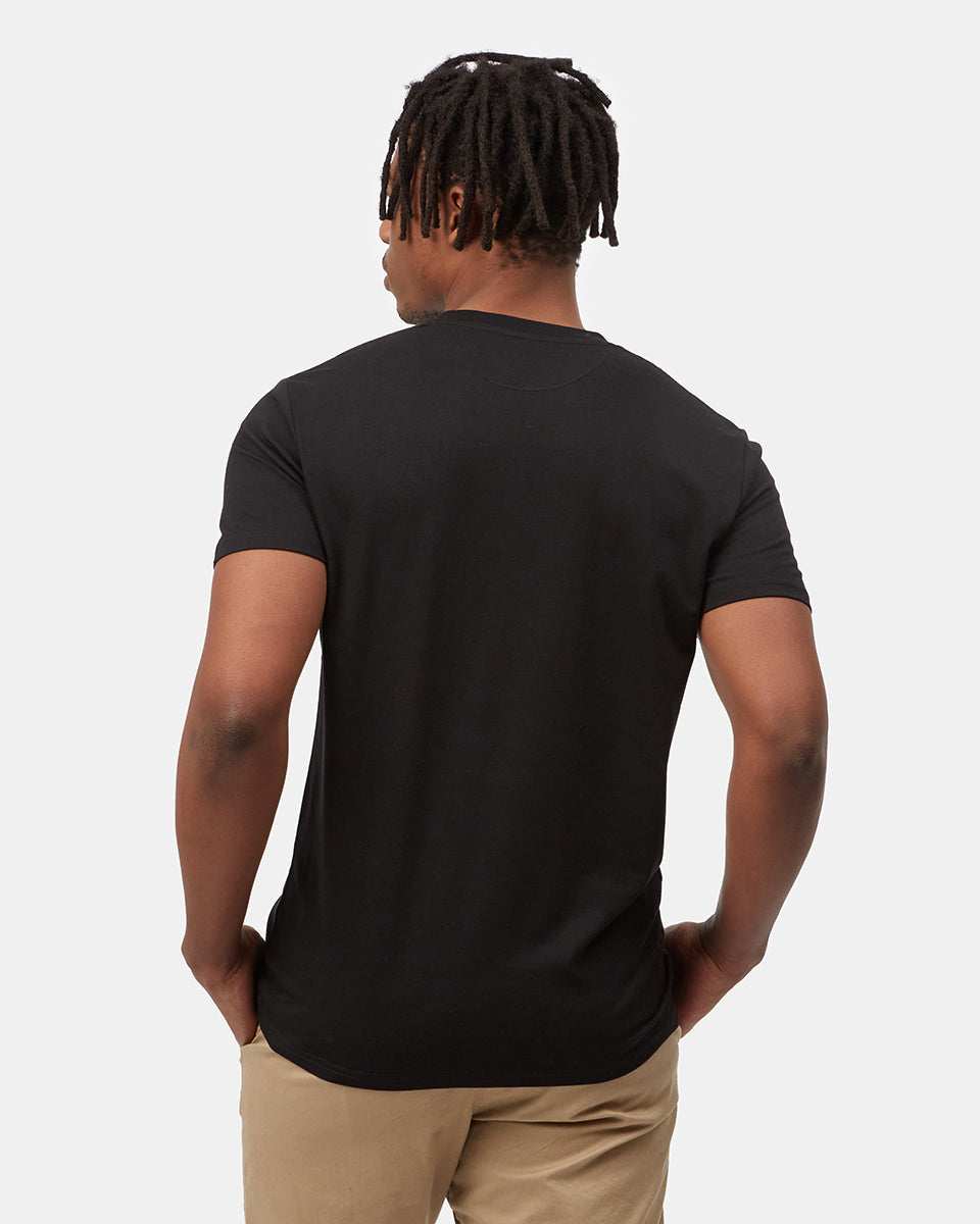 Black Crew Neck Short Sleeve T-Shirt