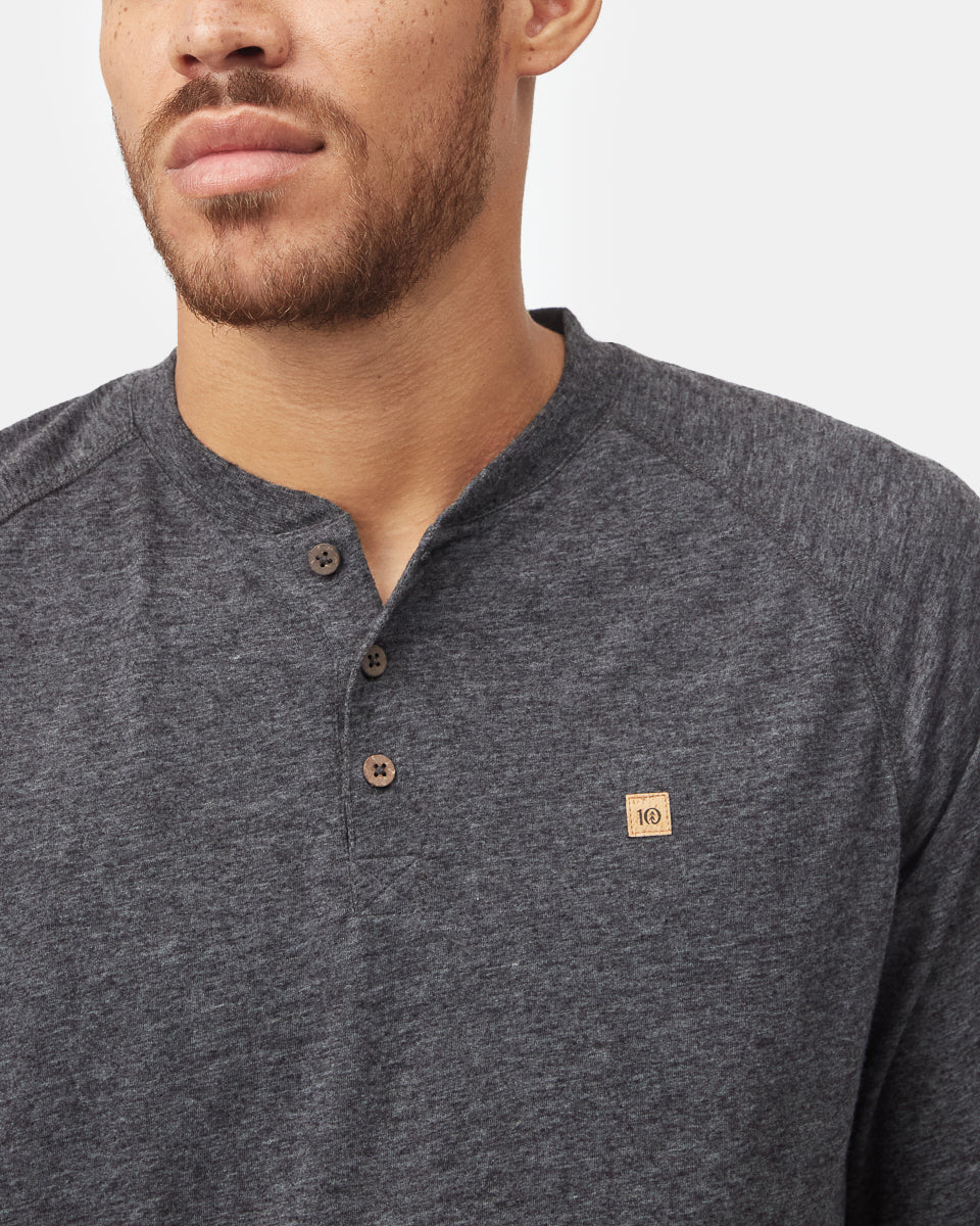 Black Men's Eco-Friendly Button Shirt