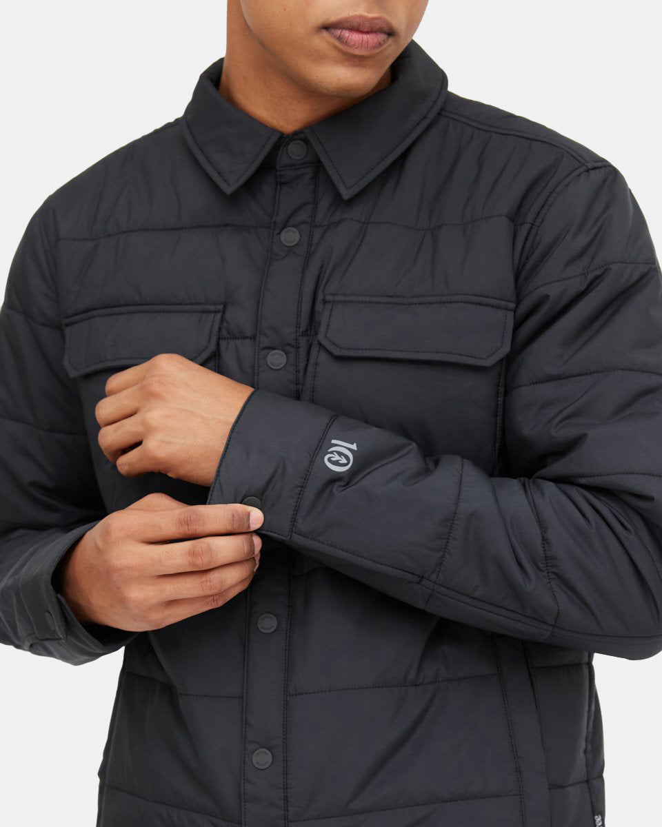 Black Men's Repreve Polyester Shacket