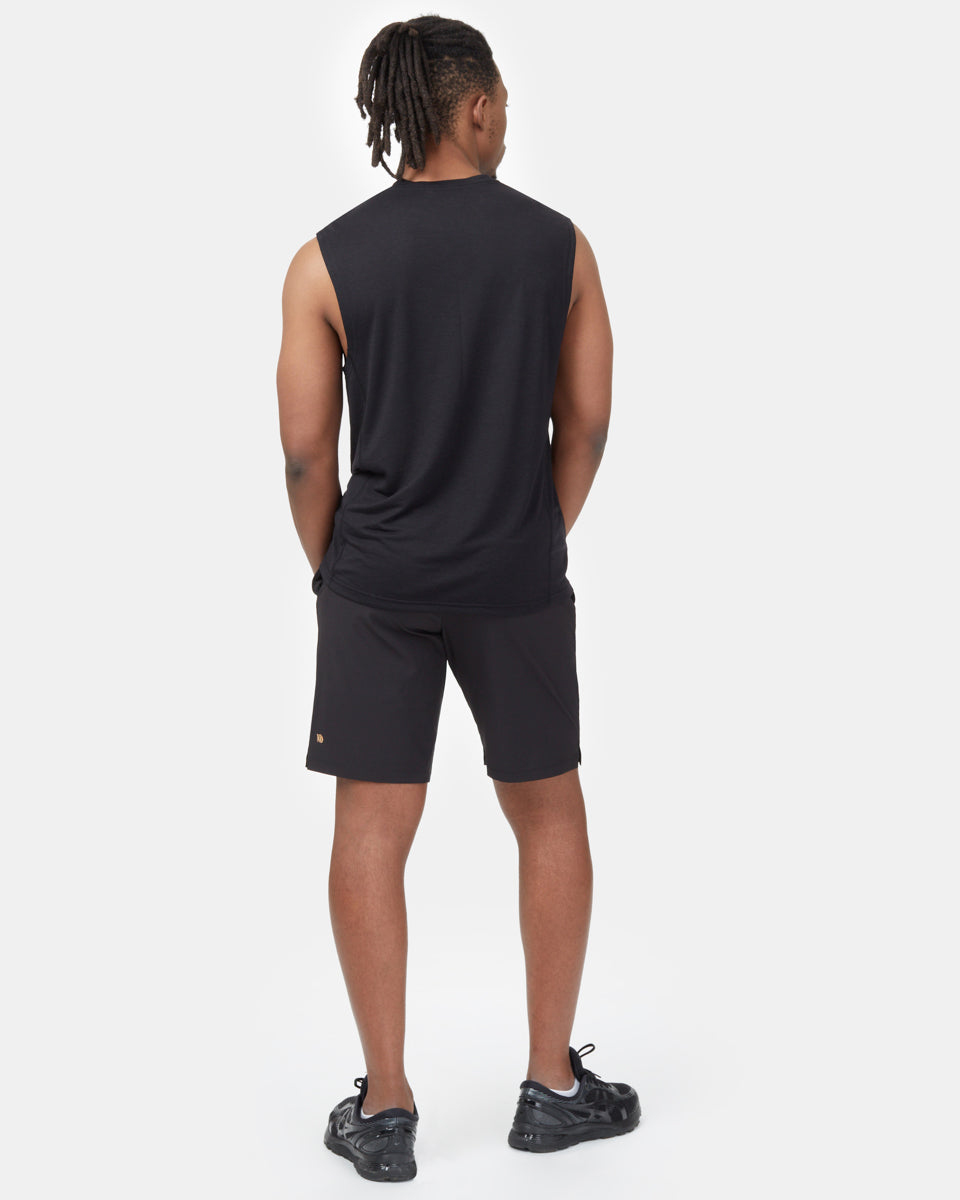 Black Men's Sports Tank Top