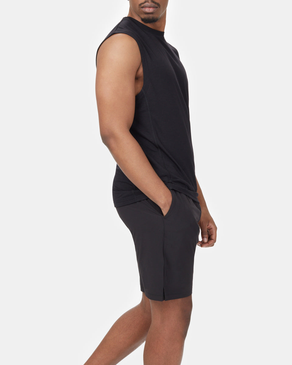Black Men's Sports Tank Top