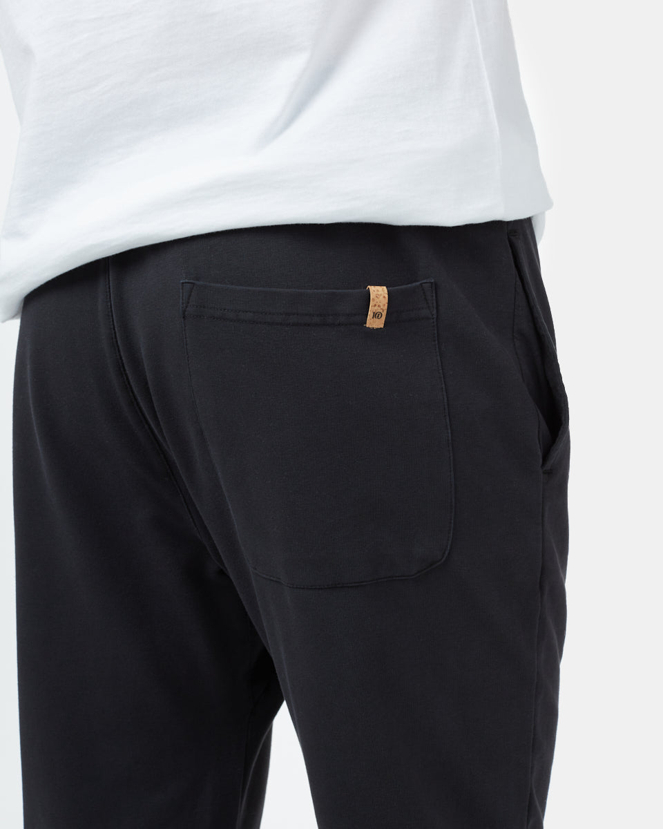 Black Mens Organic Cotton Sweatpants