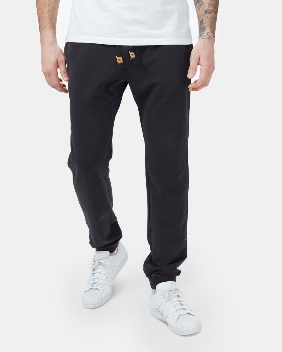 Black Mens Organic Cotton Sweatpants