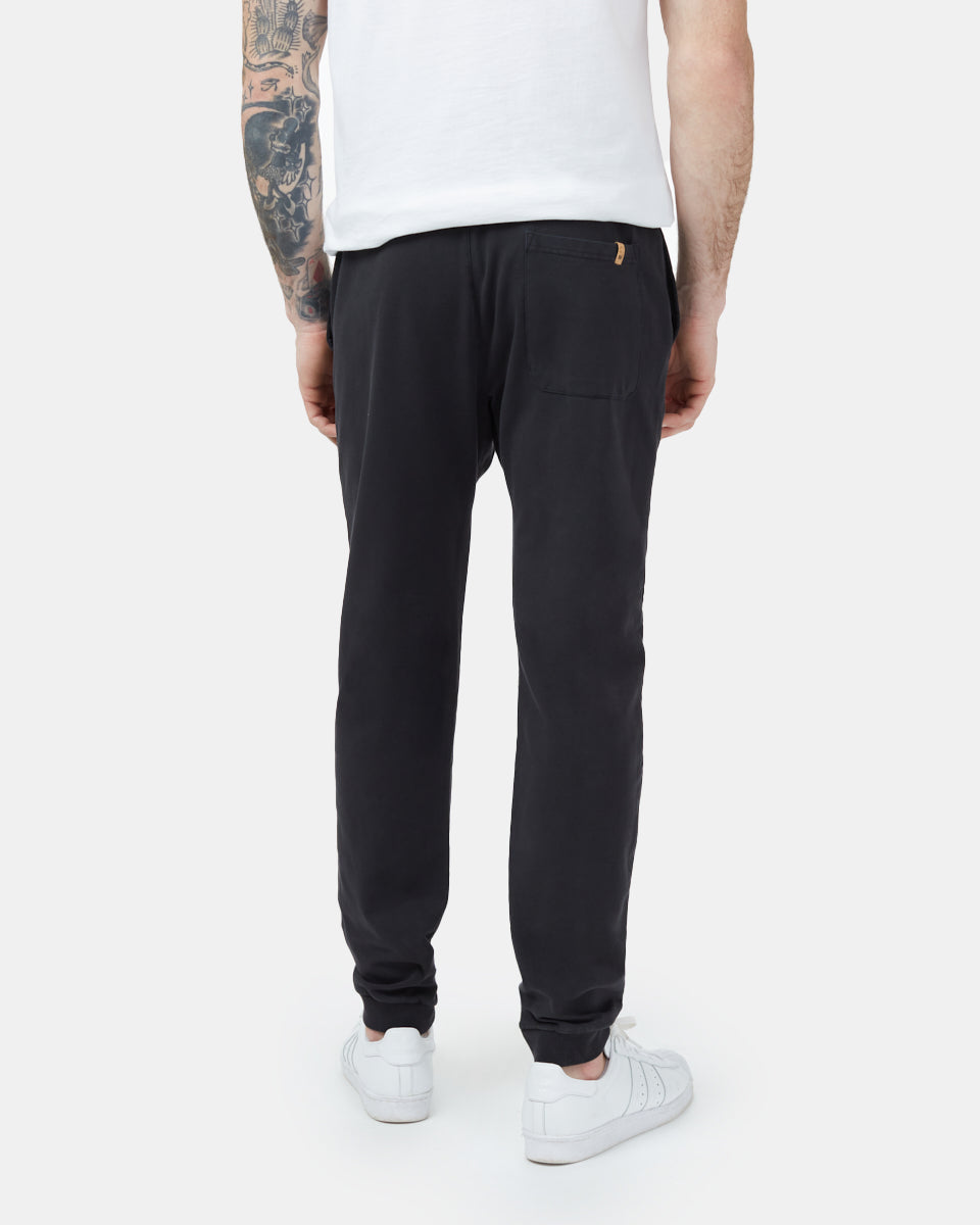 Black Mens Organic Cotton Sweatpants