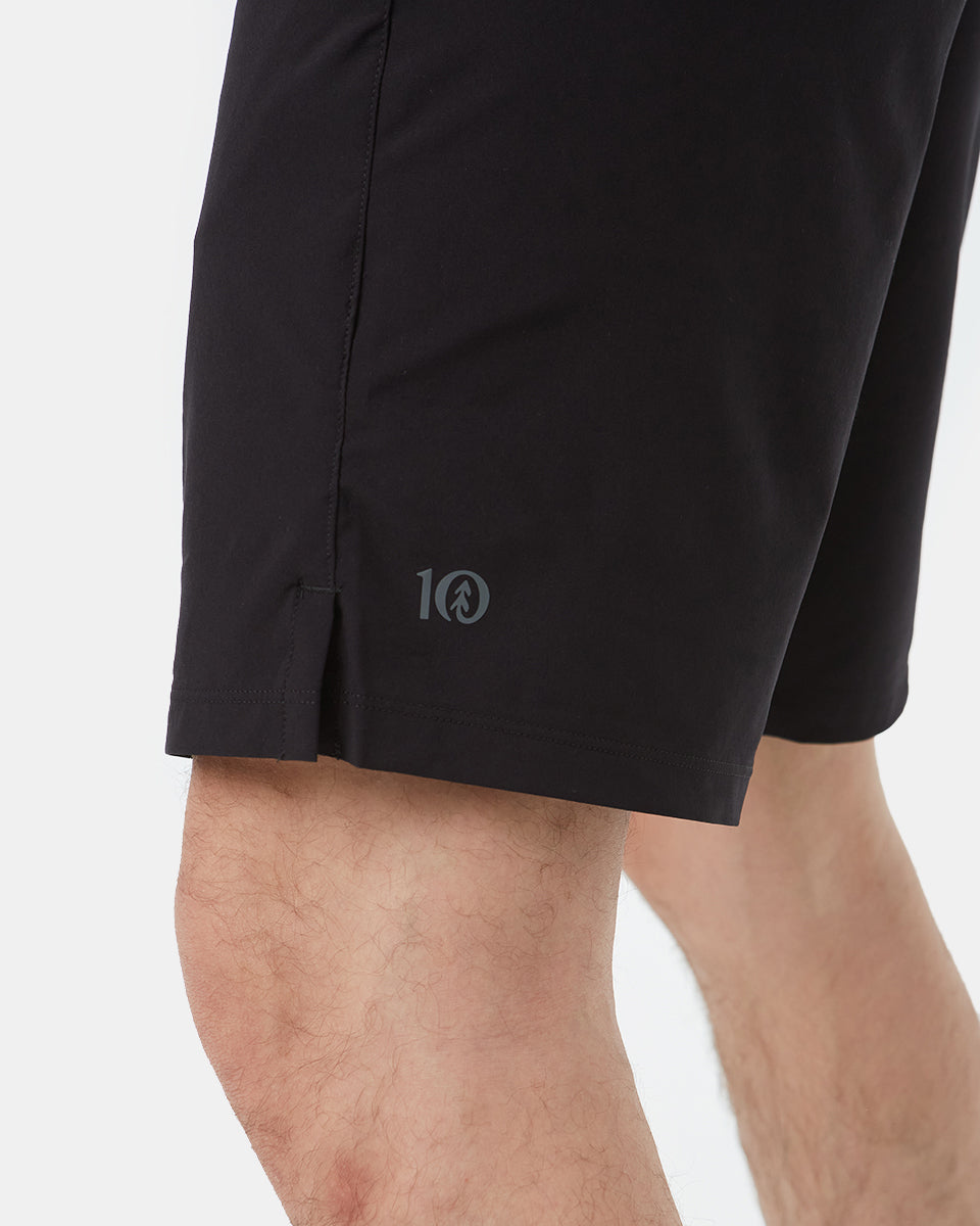 Black Mens Sports Shorts