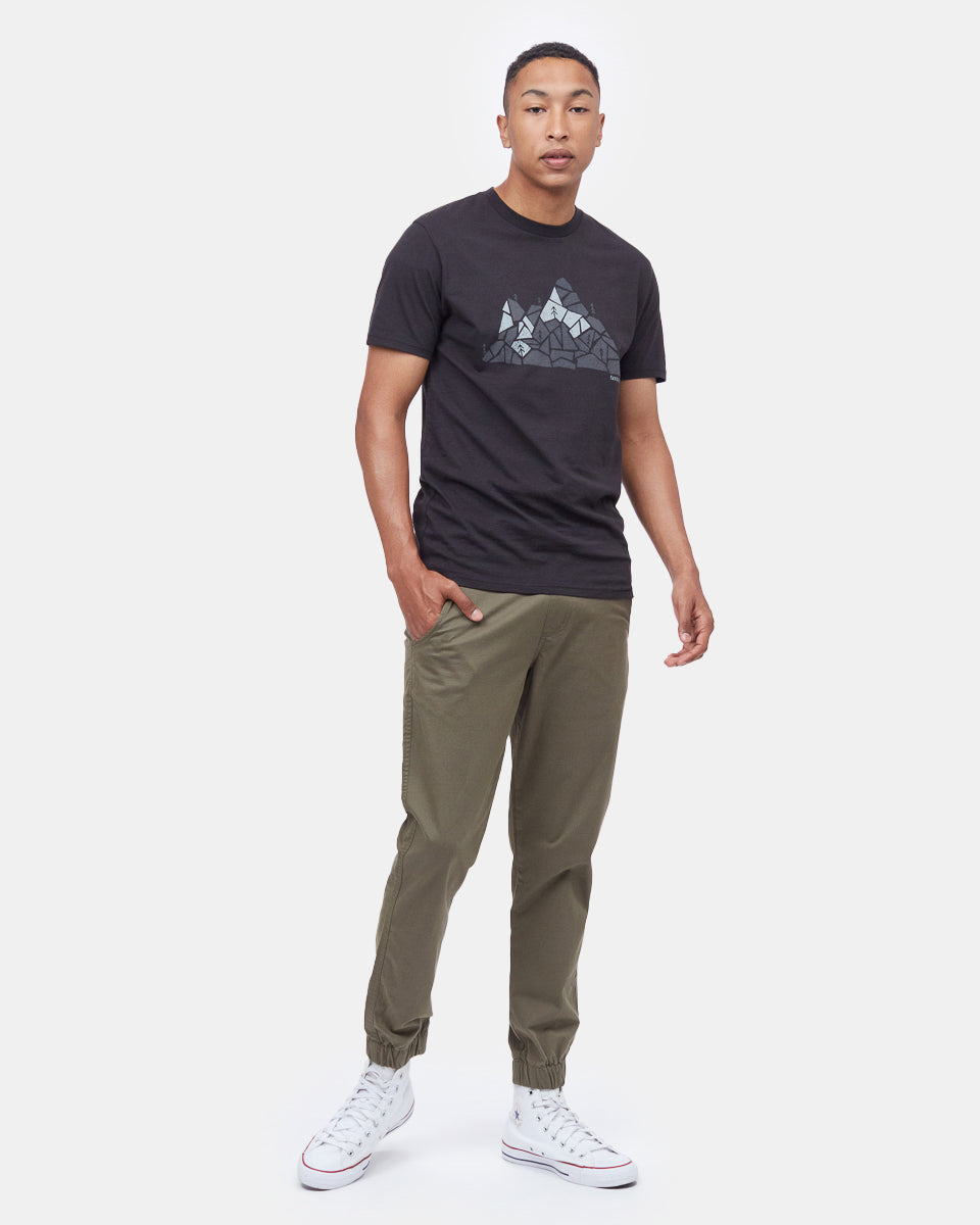 Black Mountain Crew Neck Graphic Tee