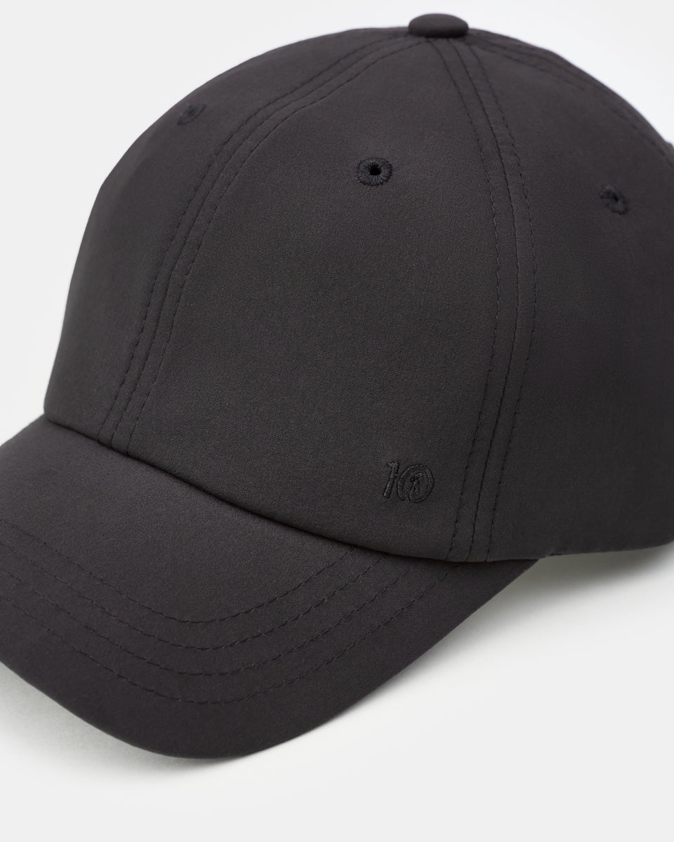 Black-Recycled-Adjustable-Baseball-Cap