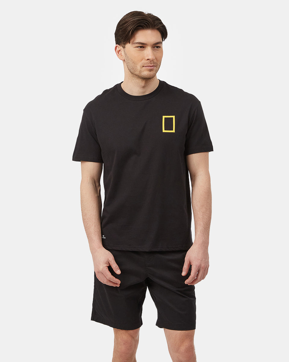 Black Unisex Graphic Short Sleeve Tee