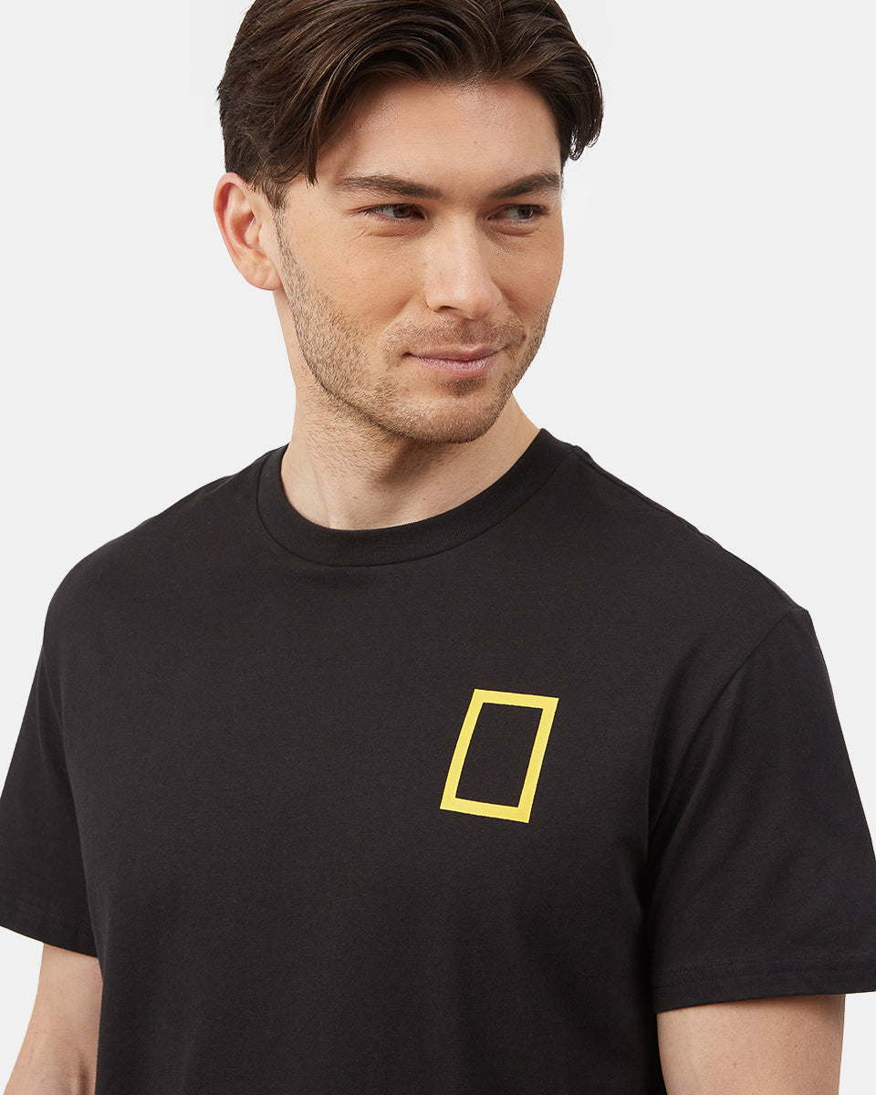 Black Unisex Graphic Short Sleeve Tee