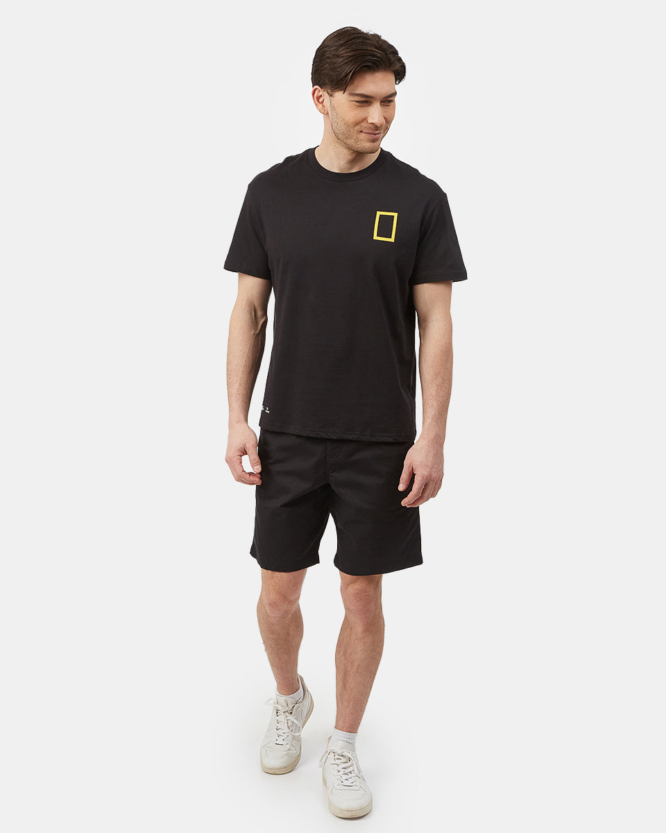 Black Unisex Graphic Short Sleeve Tee