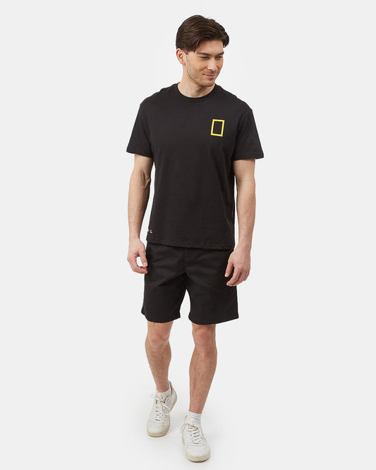 Black Unisex Graphic Short Sleeve Tee