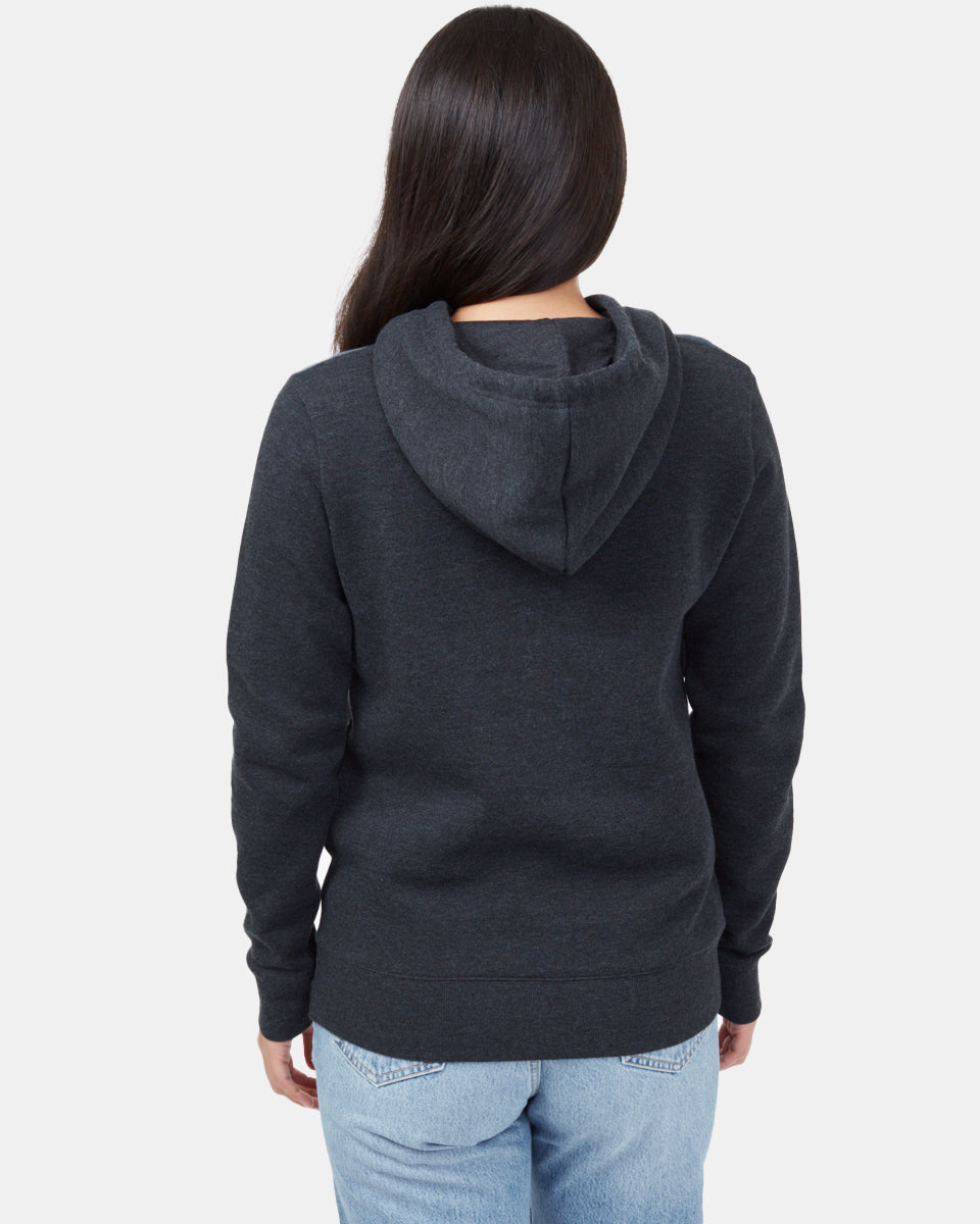 Black  Women's Graphic Pullover Hoodie