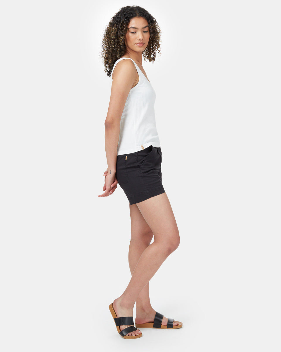 Black Women's High Rise Short 
