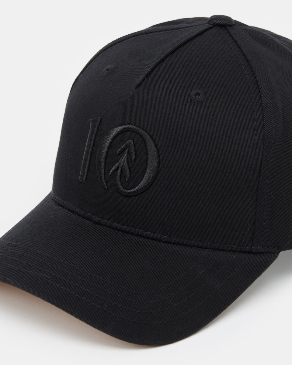 Black Adjustable Cork Baseball Cap