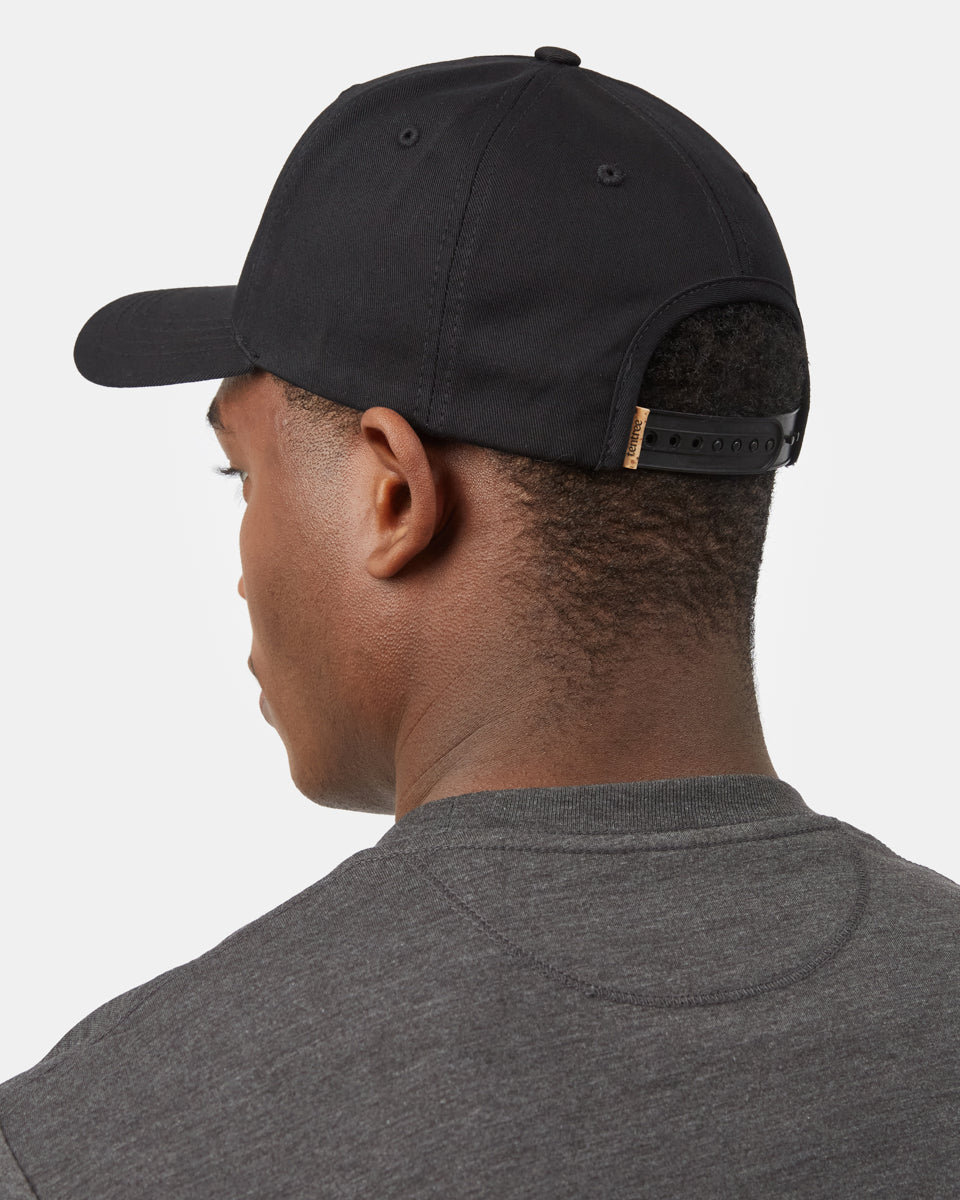 Black Adjustable Cork Baseball Cap