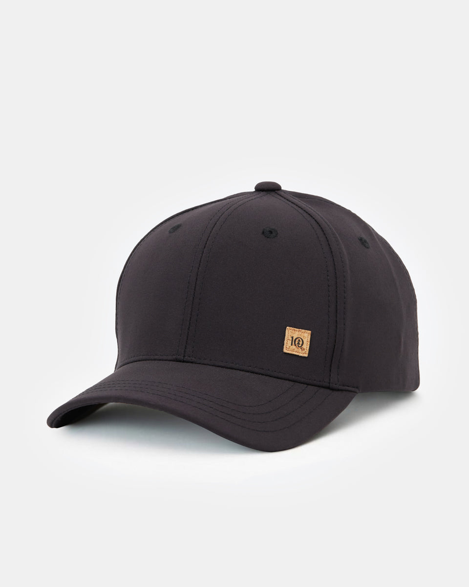 Black Adjustable Cork Baseball Cap