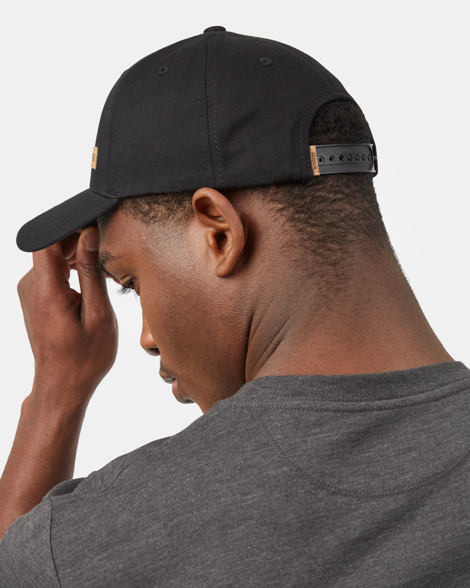 Black Adjustable Cork Baseball Cap