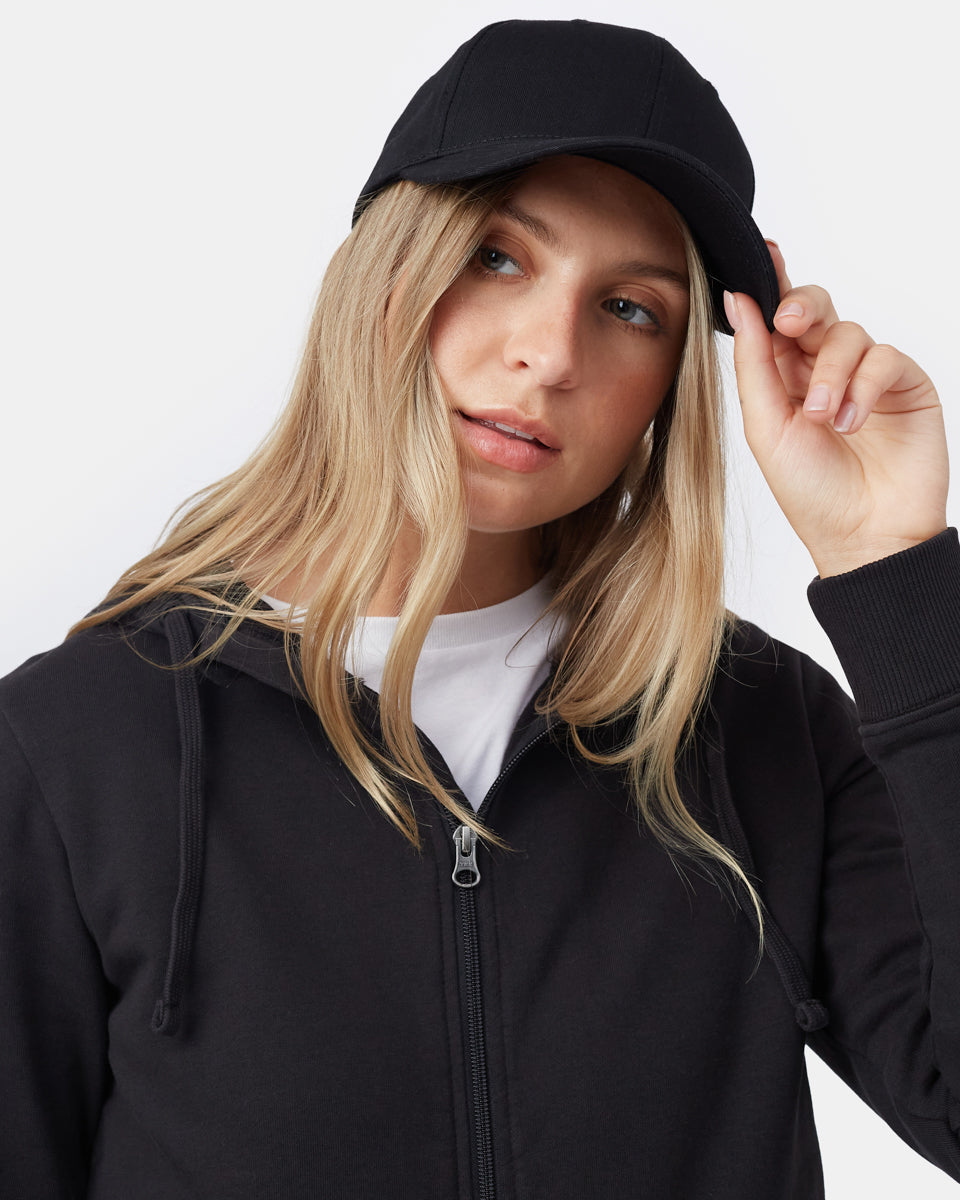Black Adjustable Cork Baseball Cap