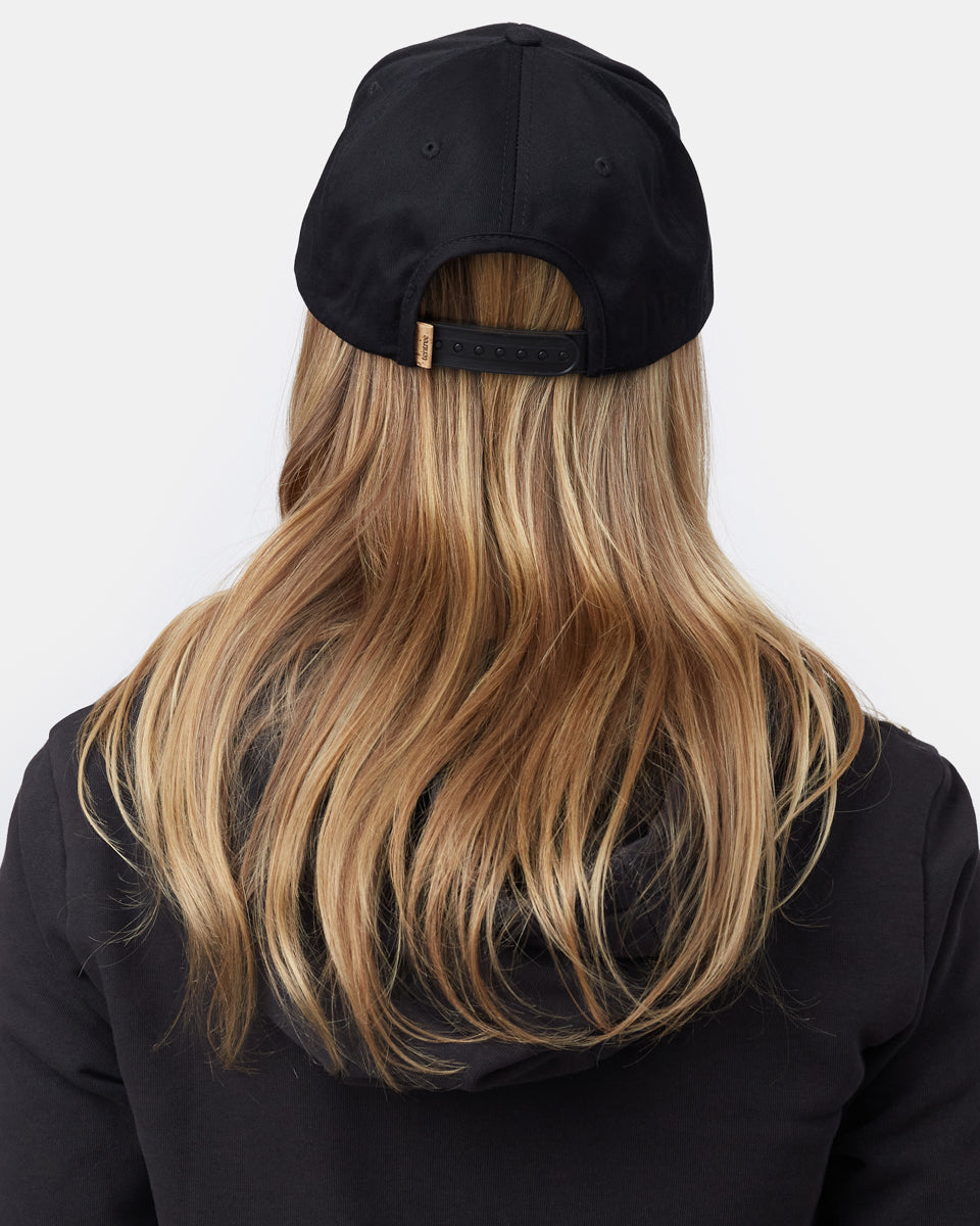 Black Adjustable Cork Baseball Cap