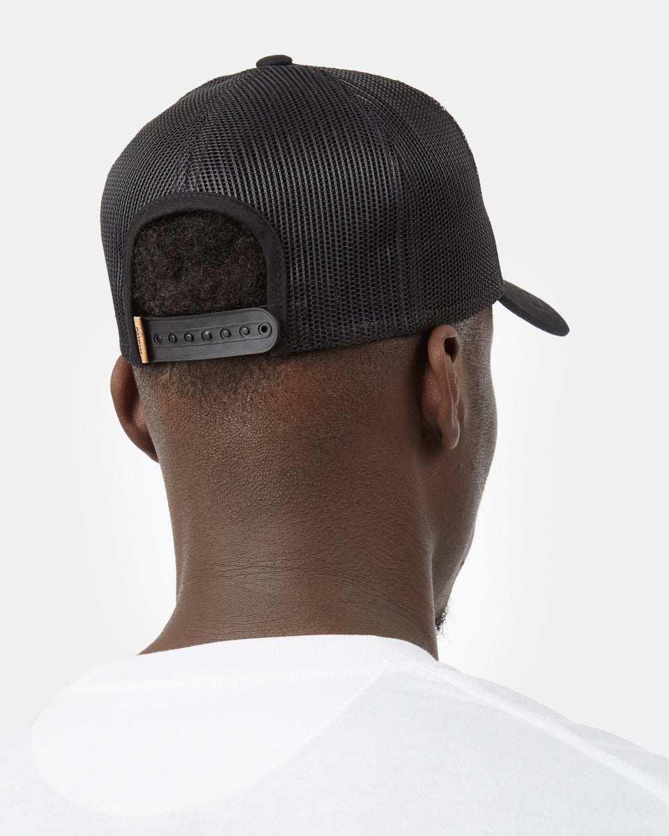 Black Adjustable Mesh Baseball Cap