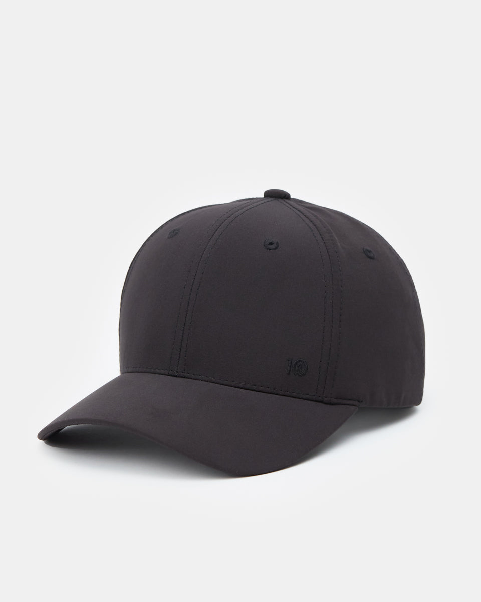 Black Adjustable Repreve Baseball Cap