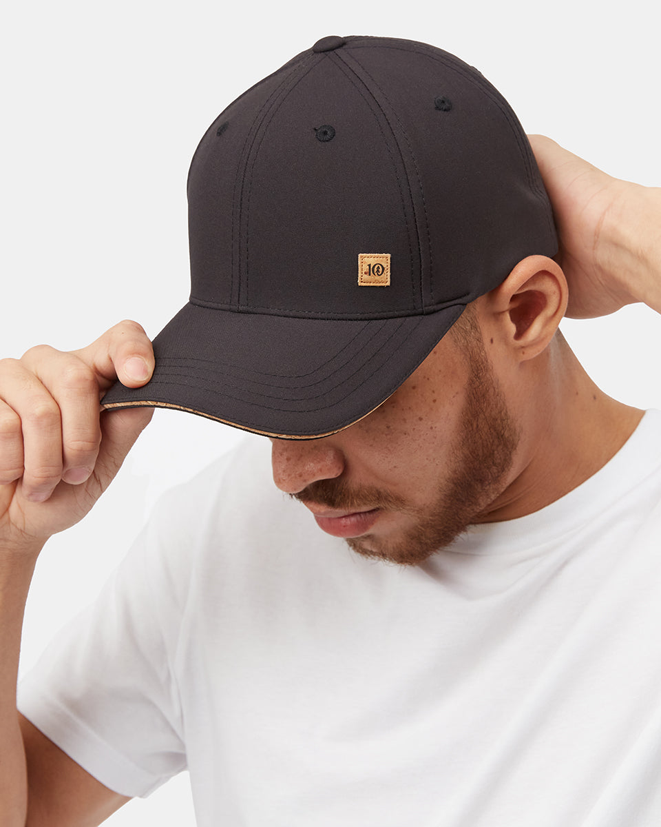 Black Fitted Baseball Cap