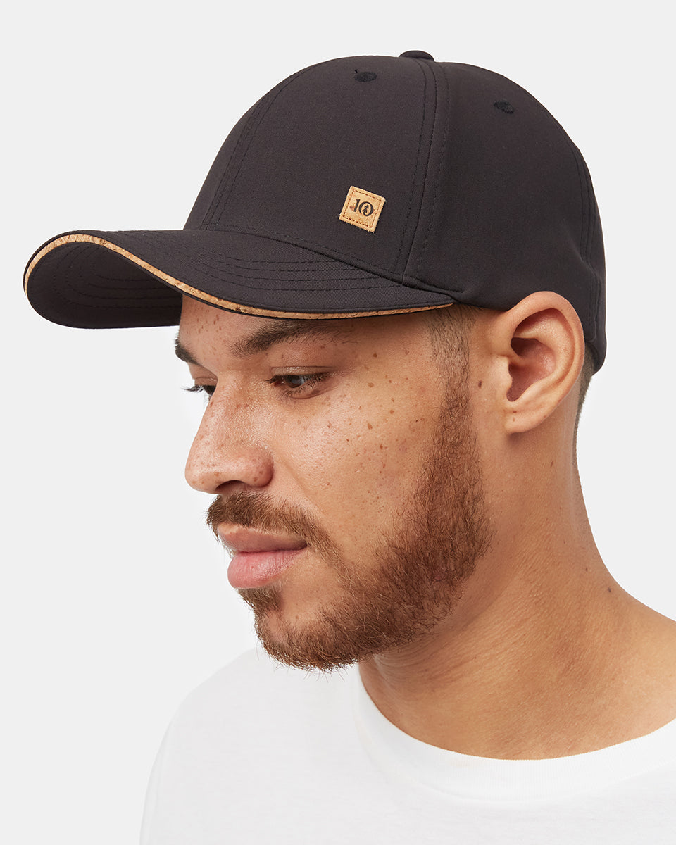 Black Fitted Baseball Cap