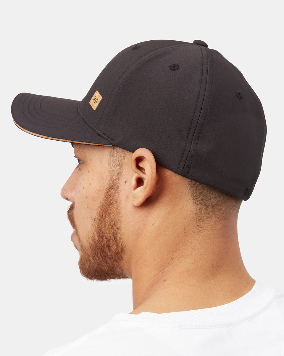 Black Fitted Baseball Cap