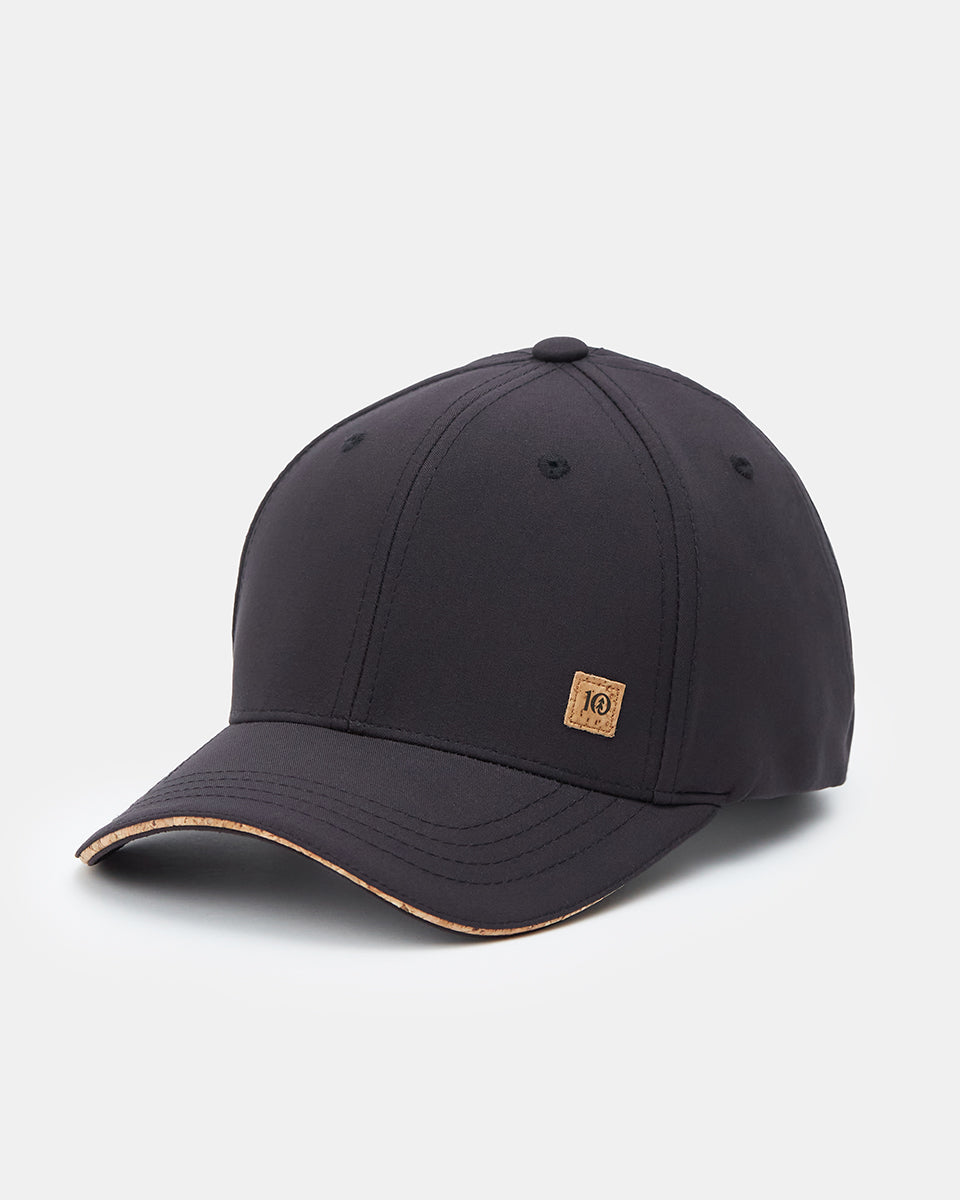 Black Fitted Baseball Cap