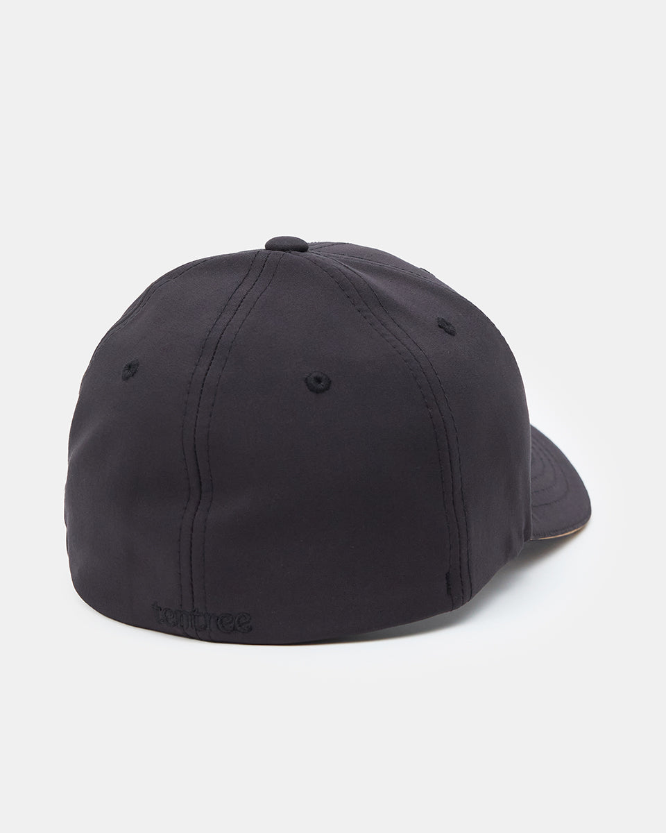 Black Fitted Baseball Cap