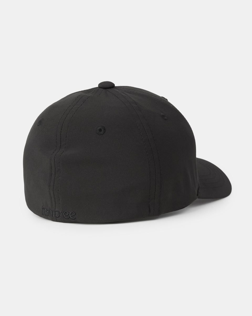 Black Fitted Baseball Cap