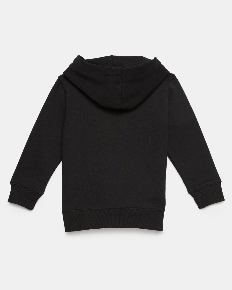 Black Kids Organic Cotton Fleece Pullover