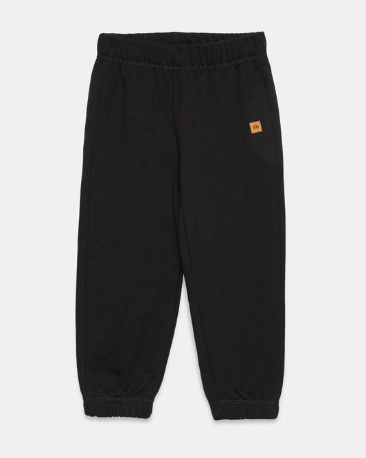 Black Kids Organic Cotton Fleece Sweatpants