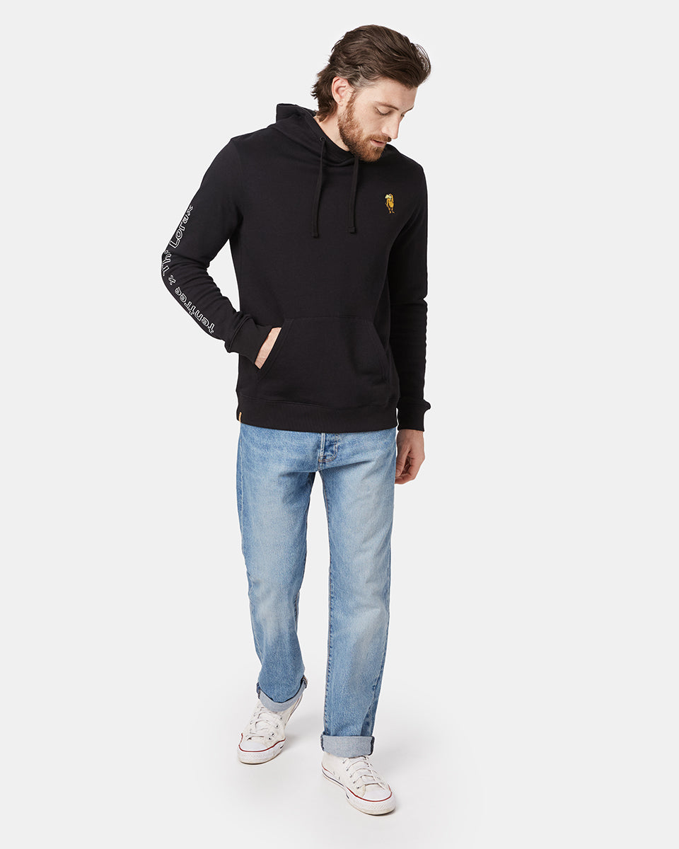 Black Lorax Graphic Hooded Pullover
