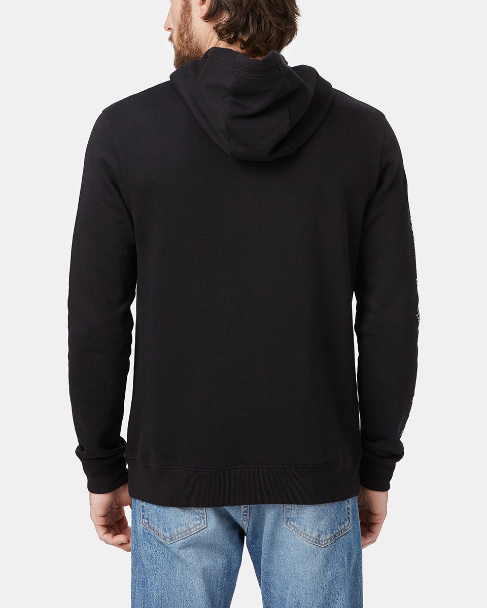 Black Lorax Graphic Hooded Pullover
