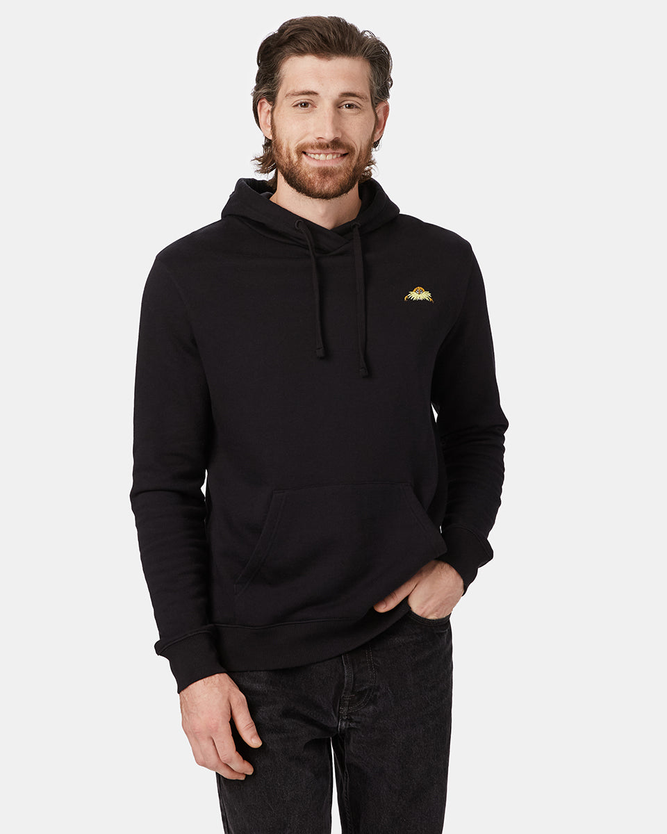 Black Lorax Graphic Hooded Pullover