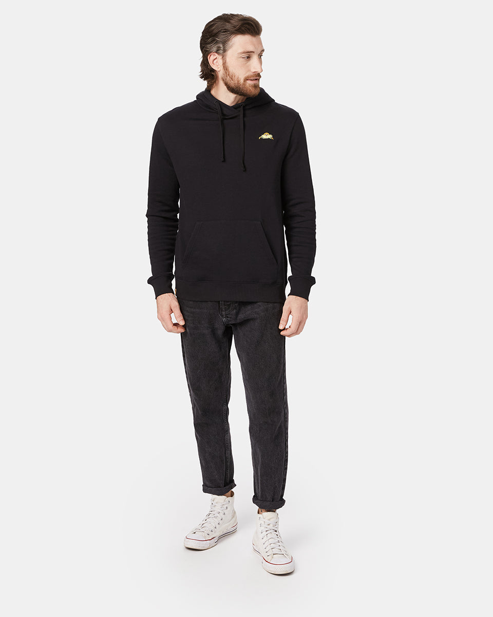 Black Lorax Graphic Hooded Pullover