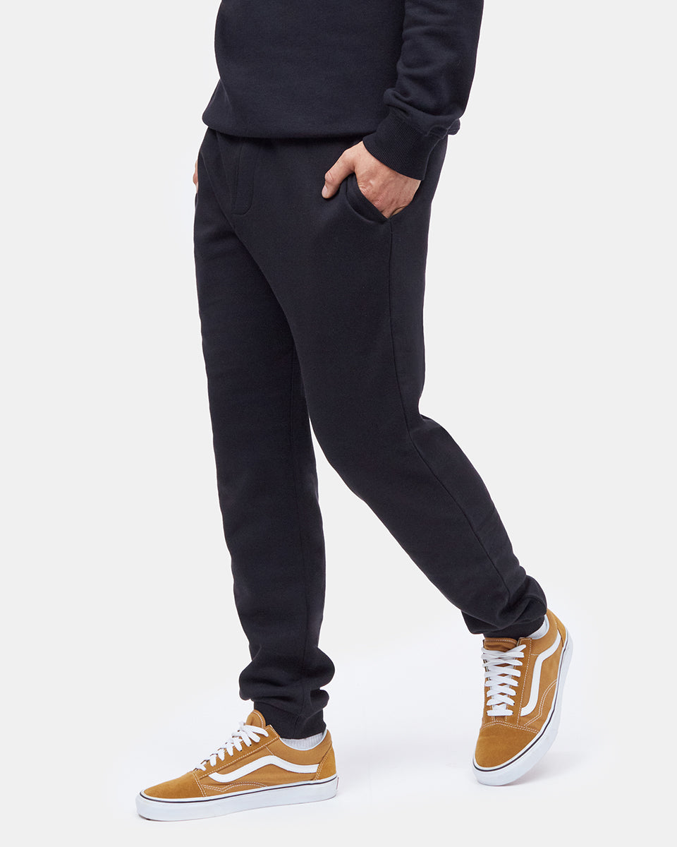 Black Men's Eco-Friendly Sweatpants