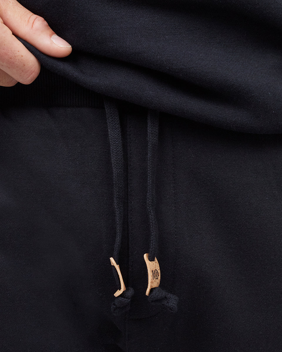 Black Men's Eco-Friendly Sweatpants