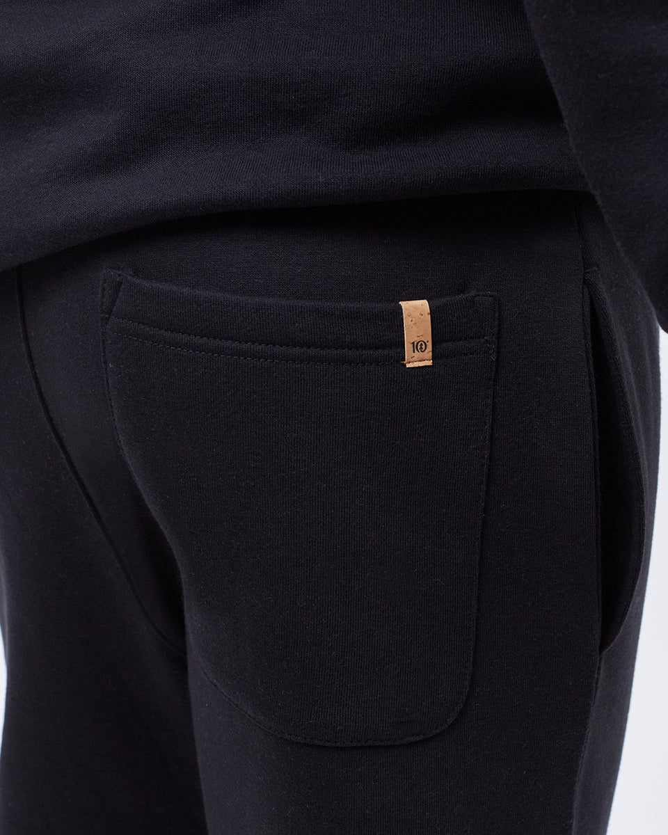 Black Men's Eco-Friendly Sweatpants