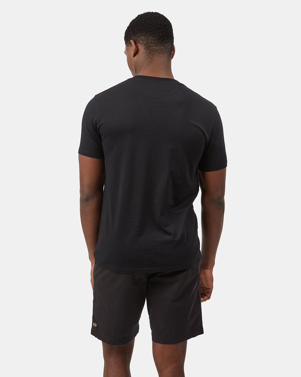 Black Men's Graphic Short Sleeve Tee