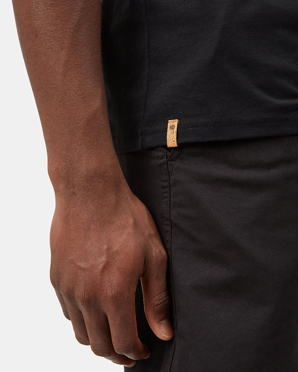 Black Men's Graphic Short Sleeve Tee