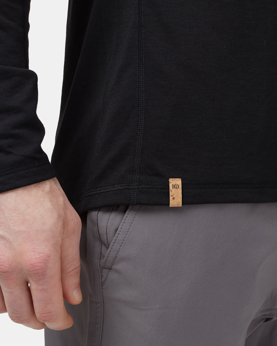 Black Men's Lightweight Repreve Shirt