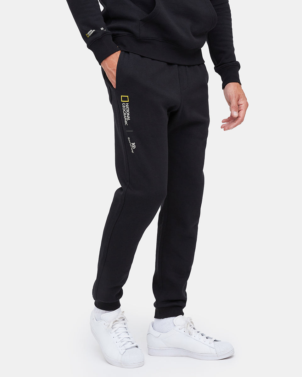Black Men's National Geographic Sweatpants